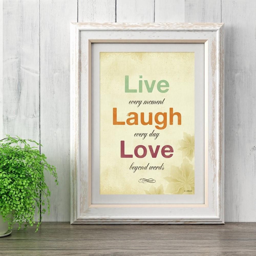 Live Laugh Love - Zendori Art