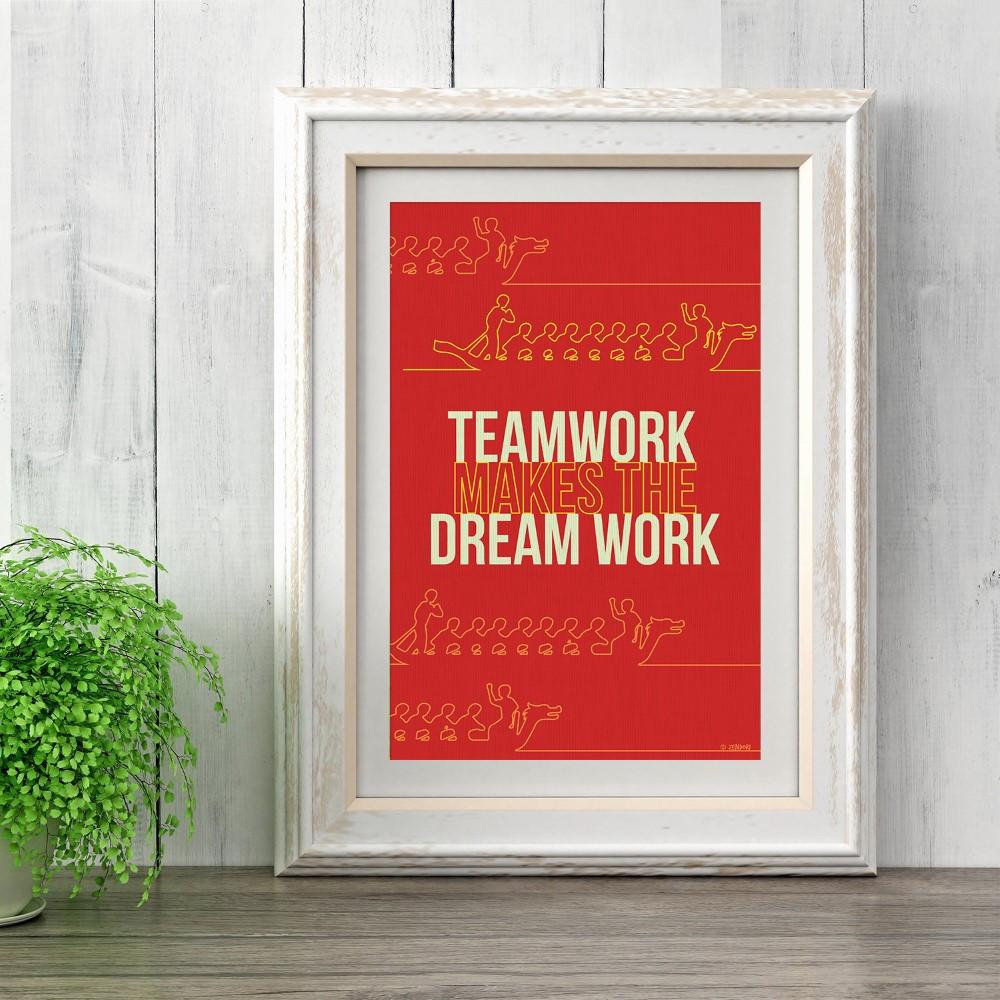 teamwork makes the dreamwork art