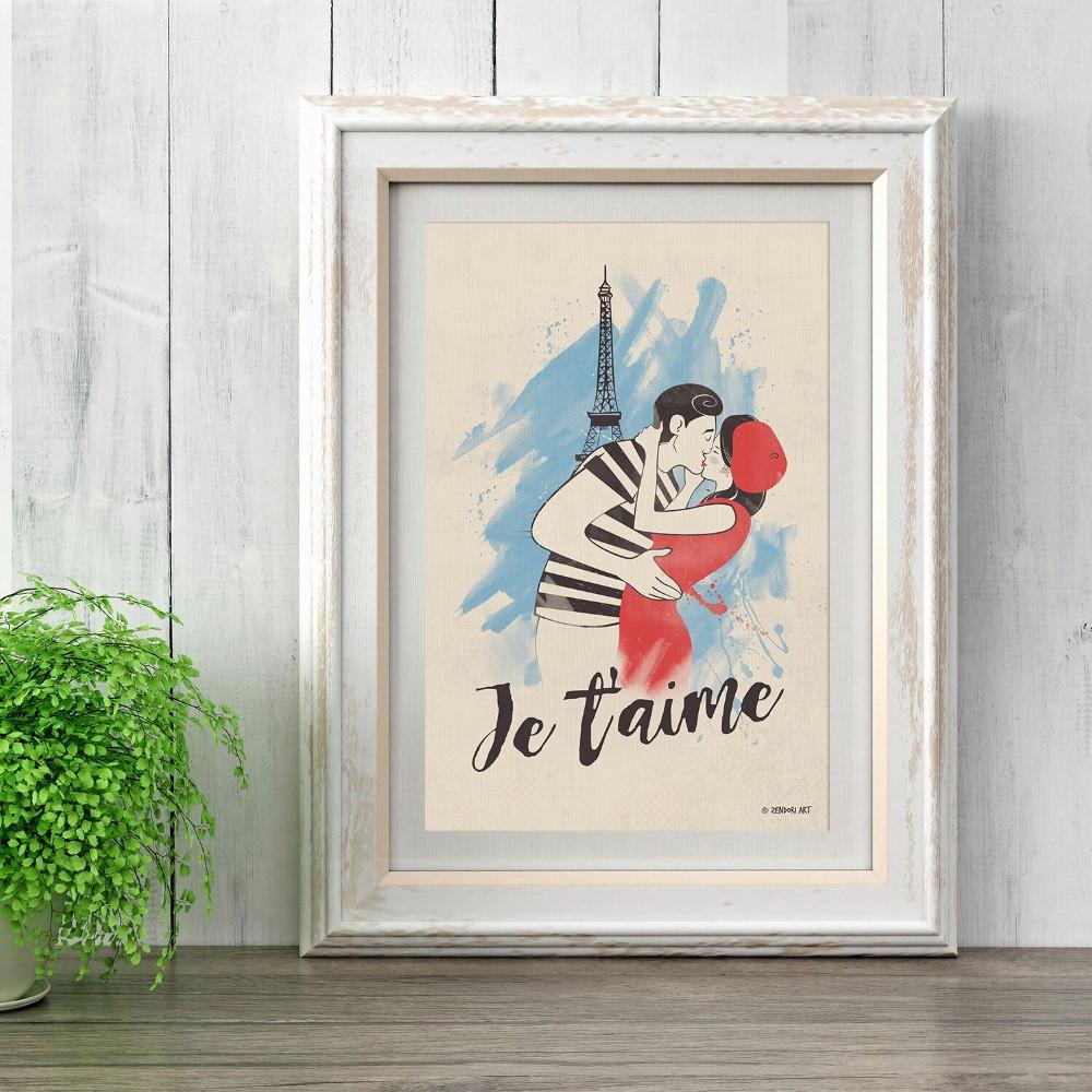 Je T'Aime - Zendori Art
