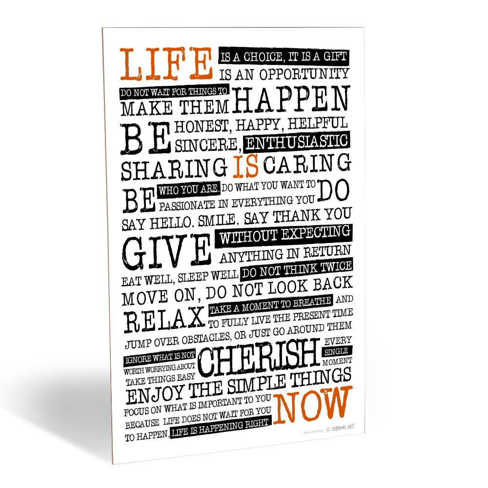 Life Is Now Manifesto